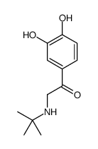 1-(3,4-Dihydroxyphenyl)-2-[(1,1-dimethylethyl)amino]ethanone结构式