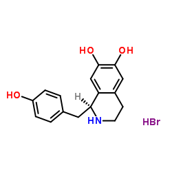 (S)-Higenamine hydrobromide Structure