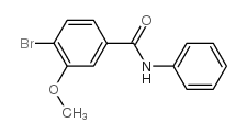 4-溴-3-甲氧基-N-苯基苯甲酰胺结构式