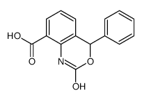 2-oxo-4-phenyl-1,4-dihydro-3,1-benzoxazine-8-carboxylic acid Structure