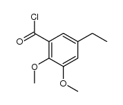 2,3-Dimethoxy-5-ethylbenzoyl chloride Structure