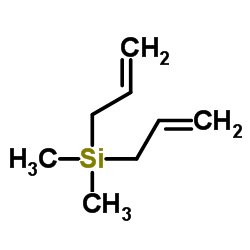 Diallyl(dimethyl)silane Structure