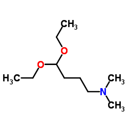 (4,4-Diethoxy-butyl)-dimethyl-amine Structure
