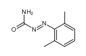 [(2,6-dimethylphenyl)azo]carboxamide结构式