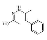 1-acetyl-2-(1-methyl-2-phenylethyl)hydrazine结构式