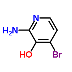 2-Amino-4-bromo-3-pyridinol structure