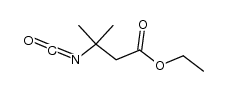 2-ethoxycarbonyl-1,1-dimethylethylisocyanate结构式