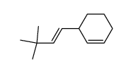 3-[(E)-3,3-dimethyl-1-butenyl]cyclohexene结构式