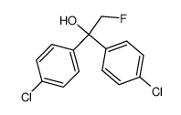 1,1-bis-(4-chloro-phenyl)-2-fluoro-ethanol Structure