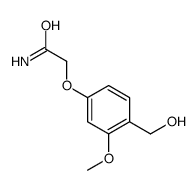 2-[4-(hydroxymethyl)-3-methoxyphenoxy]acetamide Structure