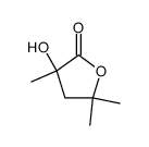 2,4-dihydroxy-2,4-dimethylpentanoic acid γ-lactone Structure