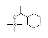1-cyclohexylethenoxy(trimethyl)silane结构式