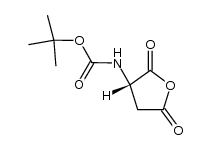 N-tert-butyloxycarbonylaspartic acid anhydride结构式