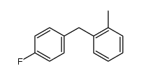 1-fluoro-4-(2-methylbenzyl)benzene结构式