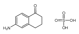 6-amino-3,4-dihydro-2H-naphthalen-1-one sulfate结构式