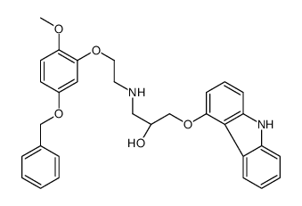 (R)-(+)-5'-苄氧基卡维地洛结构式