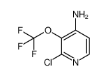 2-chloro-3-(trifluoromethoxy)pyridin-4-amine结构式