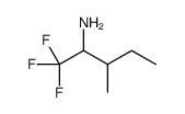 1,1,1-trifluoro-3-methylpentan-2-amine结构式