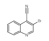 3-溴喹啉-4-甲腈结构式