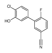 3-(4-chloro-3-hydroxyphenyl)-4-fluorobenzonitrile Structure
