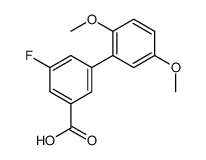 3-(2,5-dimethoxyphenyl)-5-fluorobenzoic acid Structure