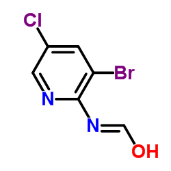 N-(3-Bromo-5-chloropyridin-2-yl)formamide Structure