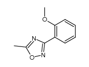 3-(2-methoxy-phenyl)-5-methyl-[1,2,4]oxadiazole Structure
