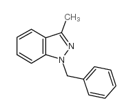 3-甲基-1-(苯基甲基)-1H-吲唑结构式