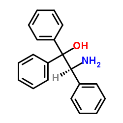 (S)-(-)-2-氨基-1,1,2-三苯基乙醇结构式