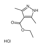Ethyl 3,5-Dimethylpyrazole-4-carboxylate Hydrochloride Structure