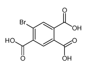 5-bromobenzene-1,2,4-tricarboxylic acid Structure