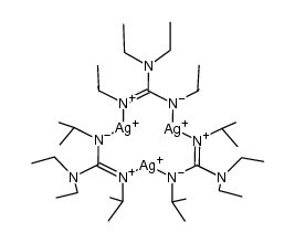 [Ag(NiPr)2CNEt2]3结构式