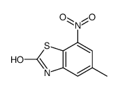 2(3H)-Benzothiazolone,5-methyl-7-nitro-(9CI) Structure