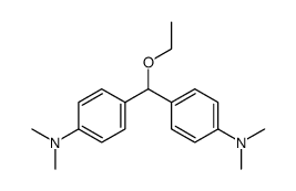 4,4'-(Ethoxymethylene)bis(N,N-dimethylbenzenamine) Structure