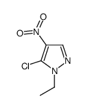 1H-Pyrazole,5-chloro-1-ethyl-4-nitro- Structure