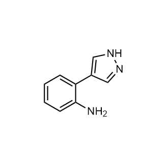 2-(1H-吡唑-4-基)苯胺二盐酸结构式
