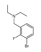 1-Bromo-2-fluoro-3-(diethylaminomethyl)benzene结构式