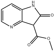 2-氧代-2,3-二氢-1H-吡咯并[3,2-B]吡啶-3-羧酸甲酯结构式