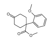 1-(2-甲氧基苯基)-4-氧代环己烷羧酸甲酯结构式