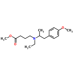 Mebeverine Acid Methyl Ester结构式