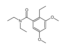 N,N,2-triethyl-3,5-dimethoxybenzamide Structure