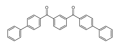 [3-(4-phenylbenzoyl)phenyl]-(4-phenylphenyl)methanone结构式