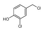 2-chloro-4-(chloromethyl)phenol结构式