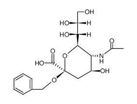 N-乙酰基-2-O-苄基-α-D-神经氨酸-d3结构式