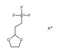 potassium (2-(1,3-dioxolan-2-yl)ethyl)trifluoroborate Structure