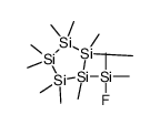 fluoro-dimethyl-(1,2,2,3,3,4,4,5,5-nonamethylpentasilolan-1-yl)silane结构式
