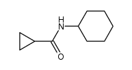 cyclopropanecarboxylic acid cyclohexylamide结构式