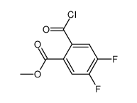 methyl 2-(chlorocarbonyl)-4,5-difluorobenzoate Structure