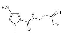 N-(3-Amino-3-iminopropyl)-4-amino-1-methyl-1H-pyrrole-2-carboxamide结构式