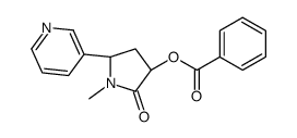 反式-3'-羟基可替宁苯甲酸酯结构式